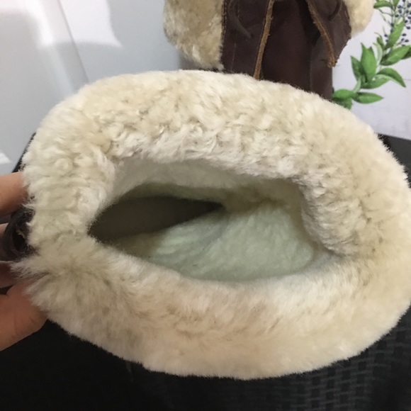 Draper of Glastonbury Winter Leather Brown Boots - Picture 12 of 16